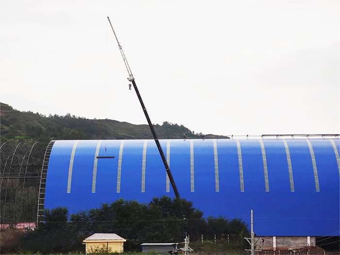 鹰潭煤棚网架工程
